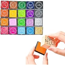 Amazon | Coollooda スタンプインク (20色セット) スタンプ